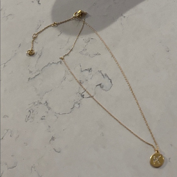 Kate spade ♠️ ⭐️Mini  Initial K bling pendant gold plated necklace - Picture 6 of 17